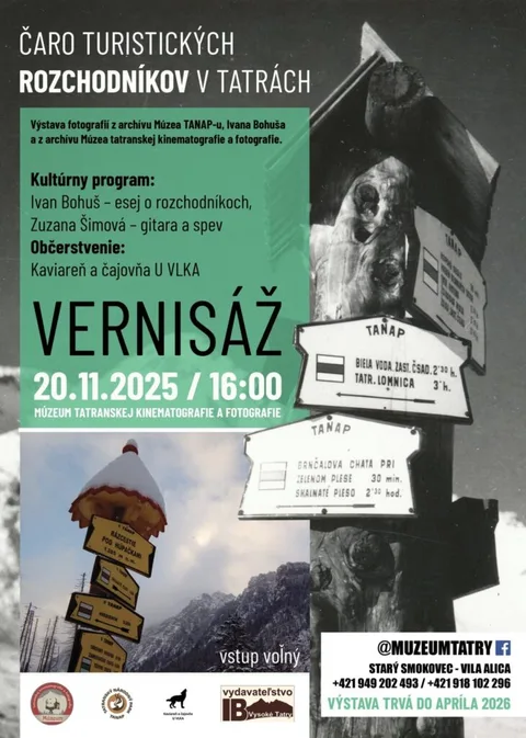 Vernisáž výstavy Čaro turistických rozchodníkov v Tatrách