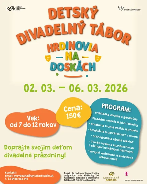 Detský divadelný tábor – Hrdinovia na doskách