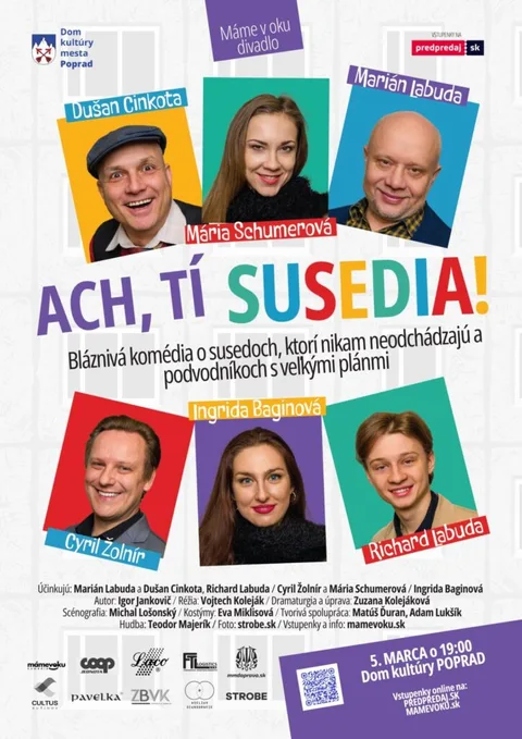 Divadlo: Ach, tí susedia!