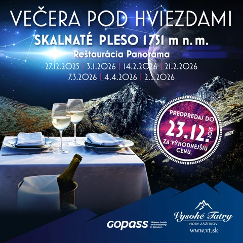 Dinner Under the Stars - Skalnaté Pleso