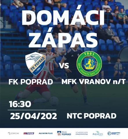 ⚽FK POPRAD vs MFK VRANOV NAD TOPĽOU⚽