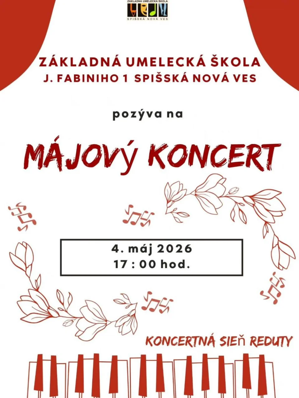 Májový koncert ZUŠ