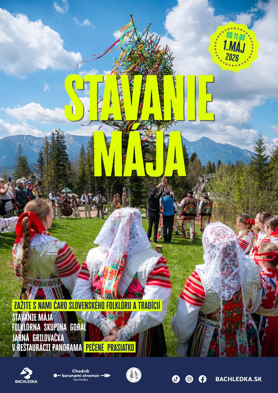 Maypole Raising in Bachledka