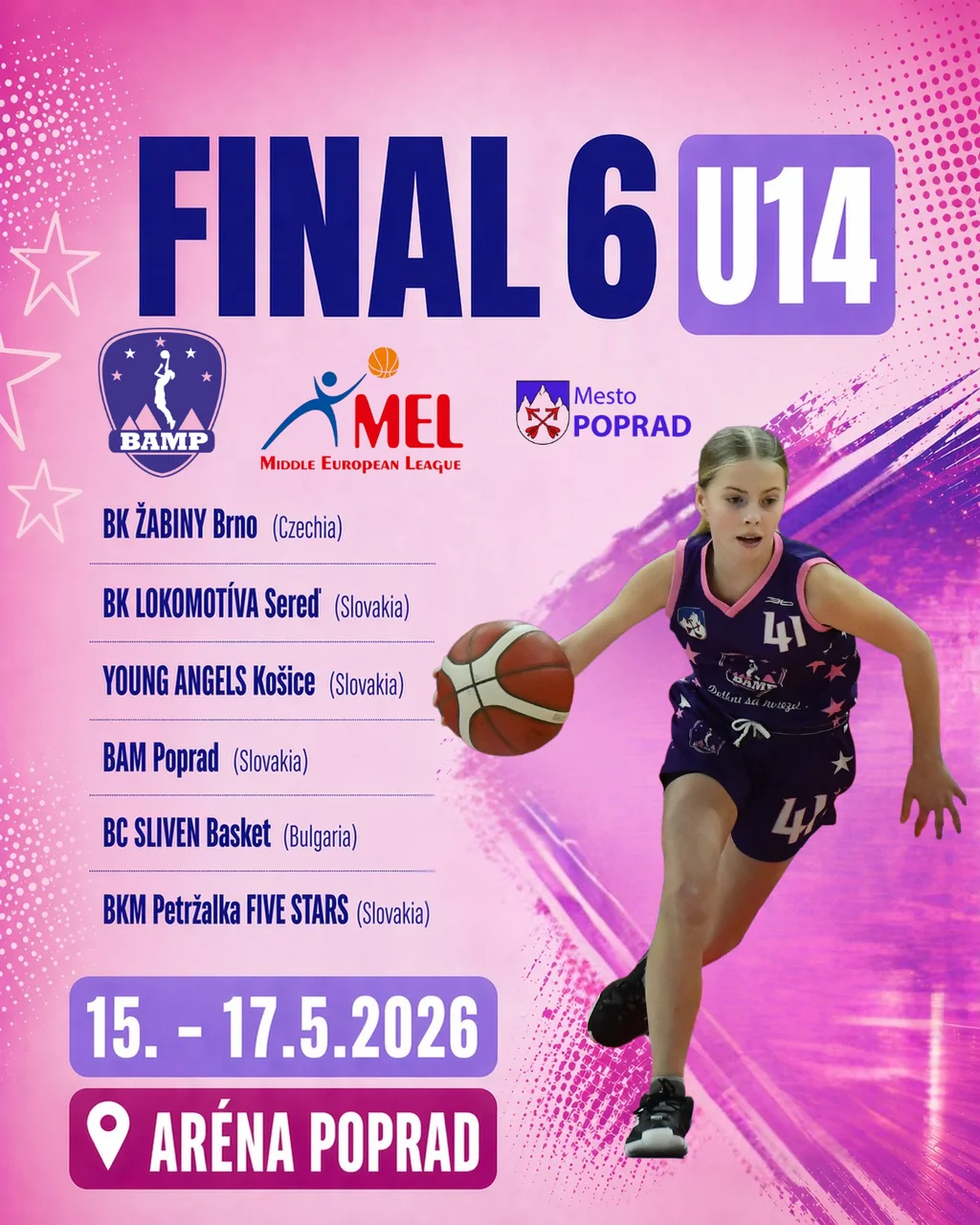 Finále MEL U14 bude v Poprade