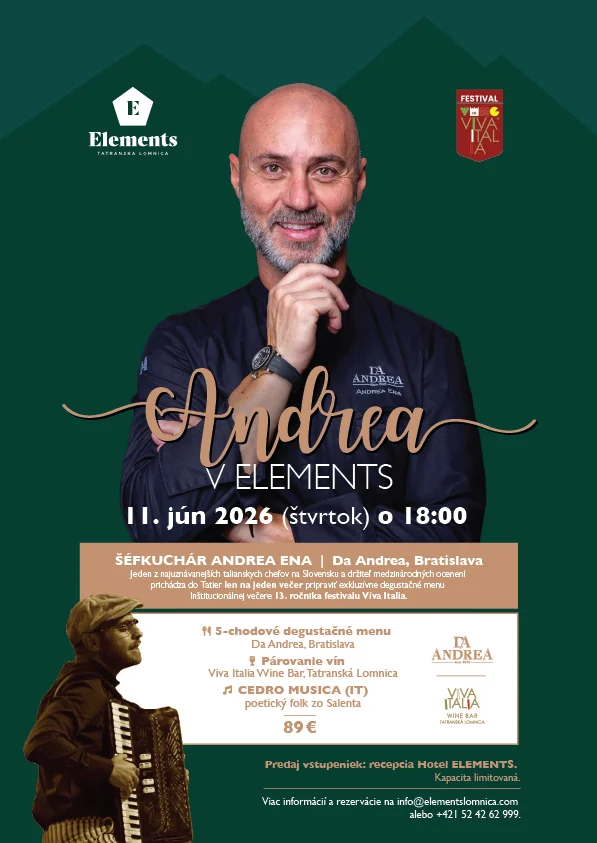 Andrea ENA v ELEMENTS | Tasting Dinner with Wine Pairing