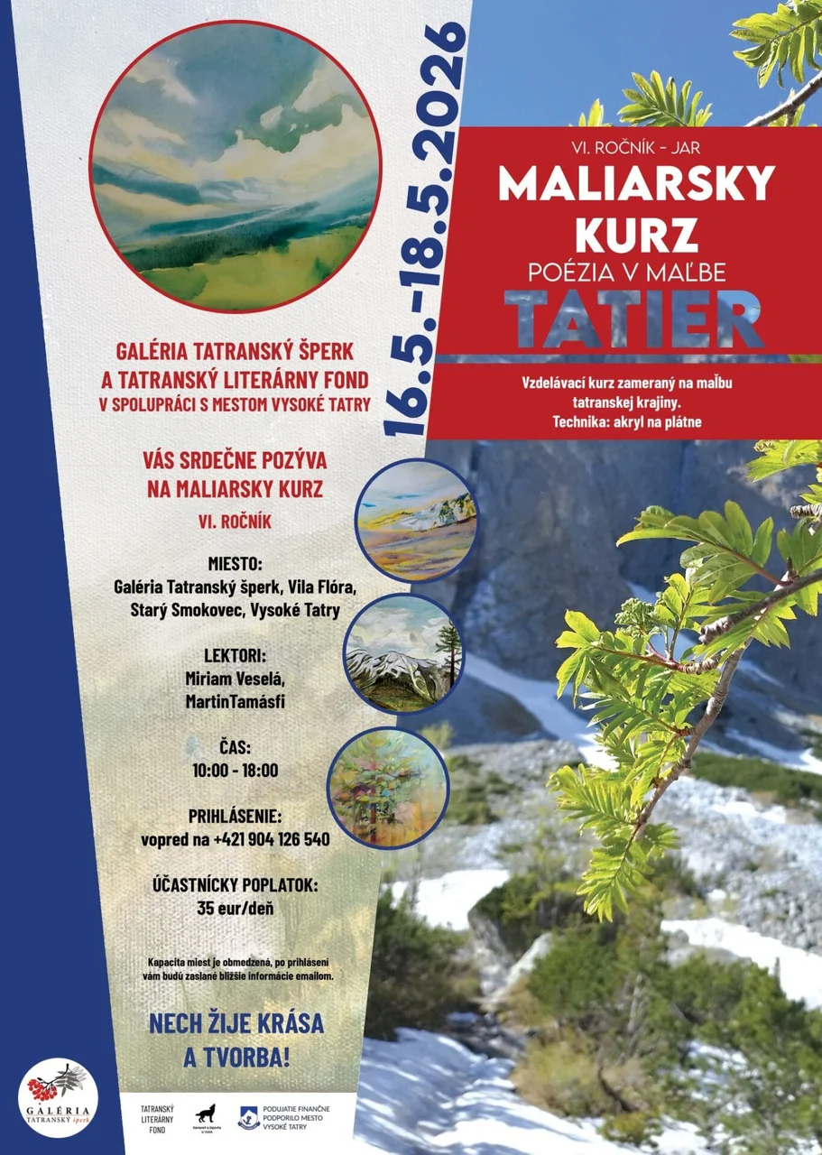 Maliarsky kurz – Poézia v maľbe Tatier – VI. ročník – Frühling