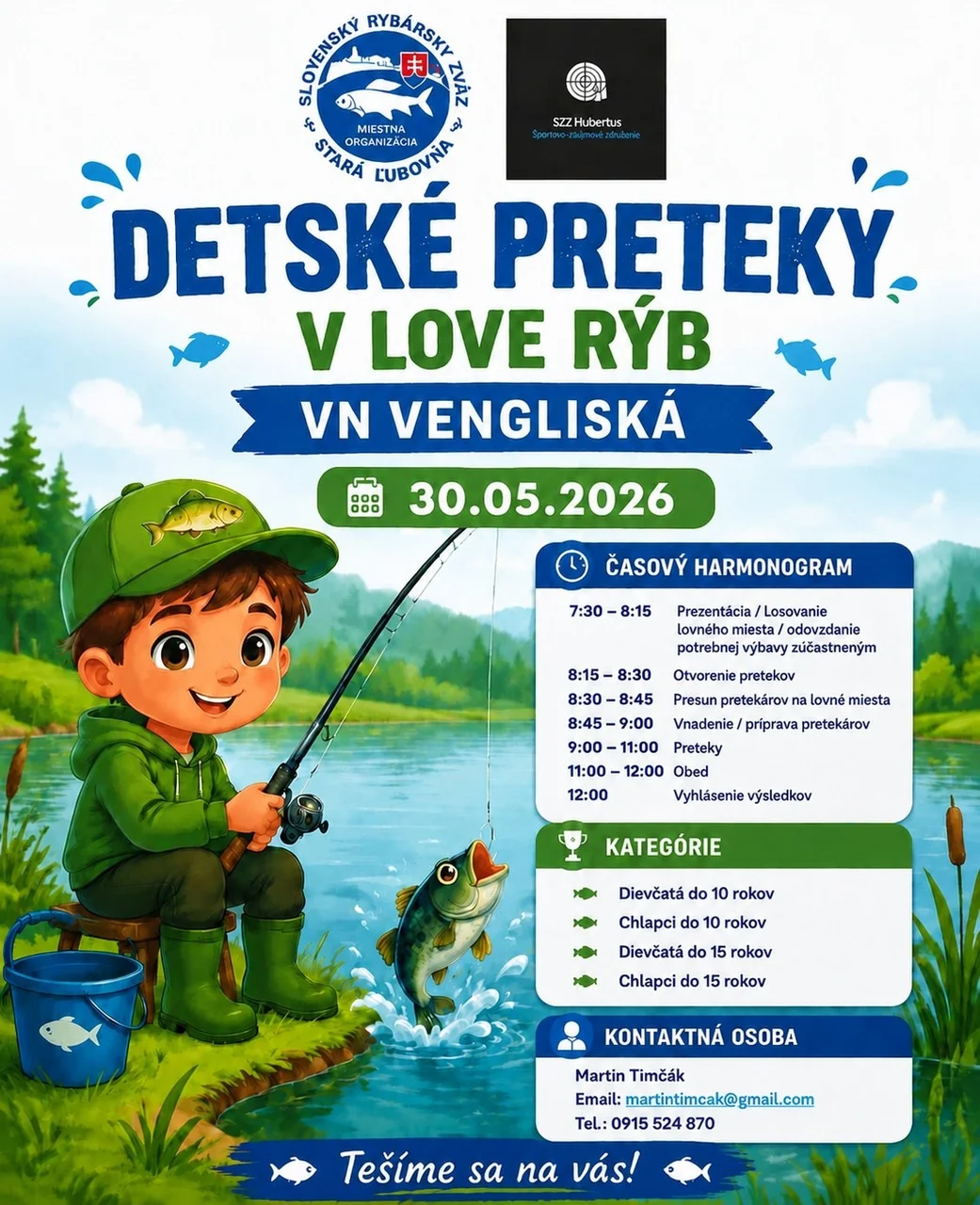 Dziecięce zawody w łowieniu ryb
