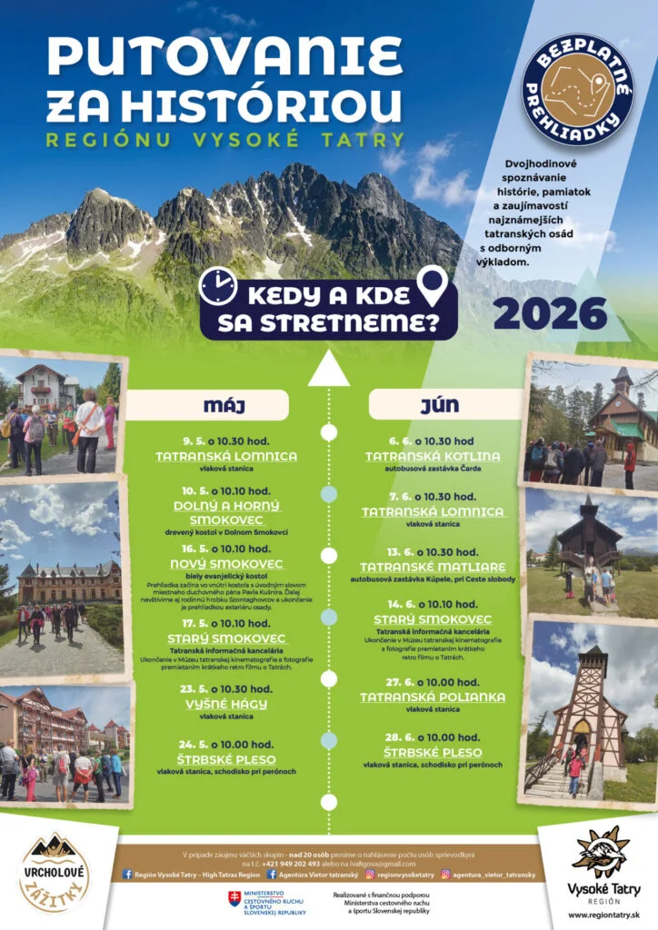 REISE DURCH DIE GESCHICHTE DER REGION VYSOKÉ TATRY – VYŠNÉ HÁGY