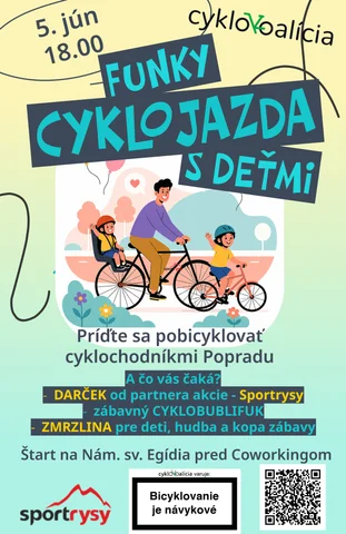 Funky CYKLOJAZDA mit Kindern