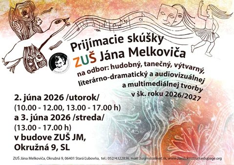 Entrance Exams of the Ján Melkovič Art School