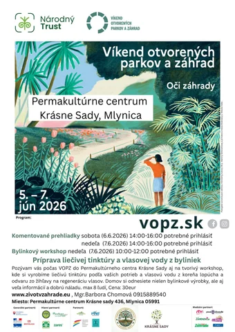 Víkend otvorených parkov a záhrad