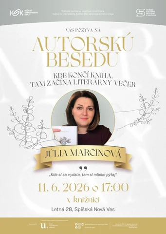 Where the Book Ends, the Literary Evening Begins / Author Discussion with Júlia Marcinová