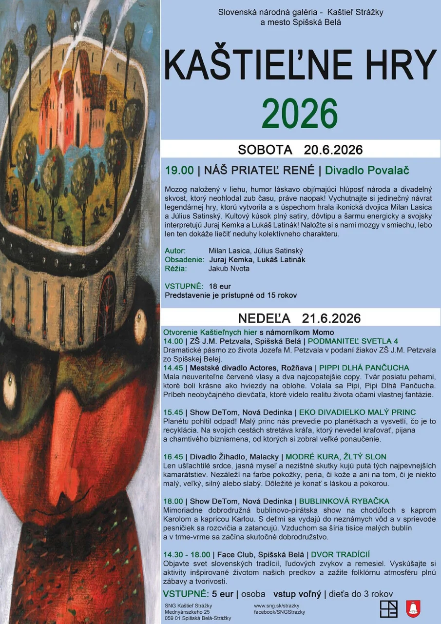Kaštieľne hry 2026 Strážky
