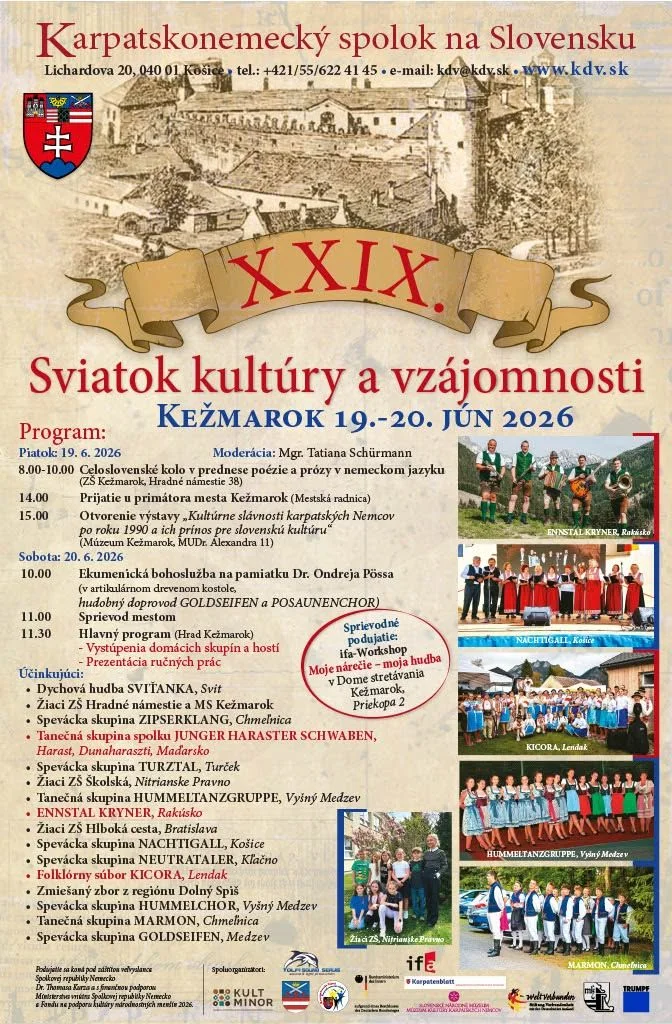 Kežmarok Castle: Festival of Culture and Mutuality / event and exhibition