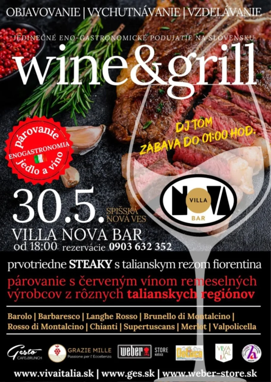Grill & Wine Party